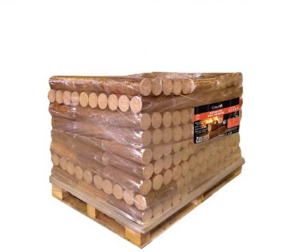Crépito bûches densifiées 1/2 de palette